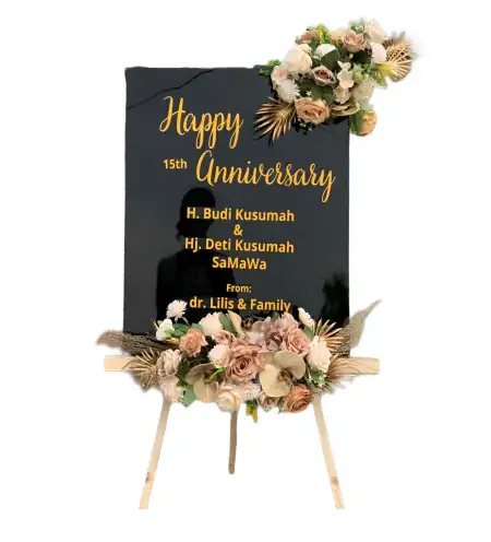 Papan Bunga Akrilik Kampungbaru