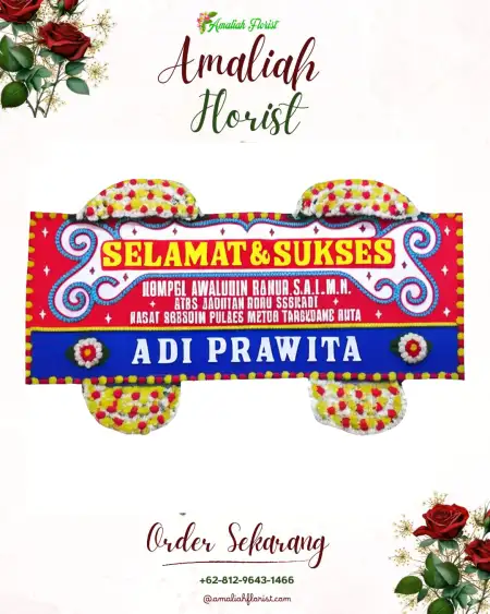 Papan Bunga Ucapan Selamat Kampungbaru